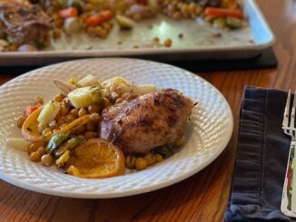 Sheet Pan Citrus Turkey Thighs with Root Vegetables & Chickpeas