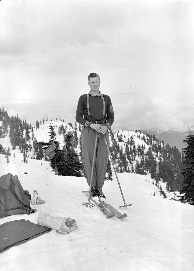 1940-Skier at] MtSeymourBC