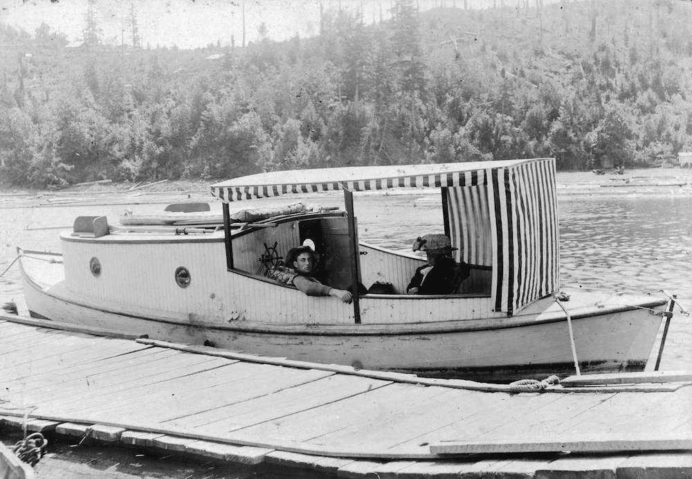 1920-Boat in Burrard Inlet