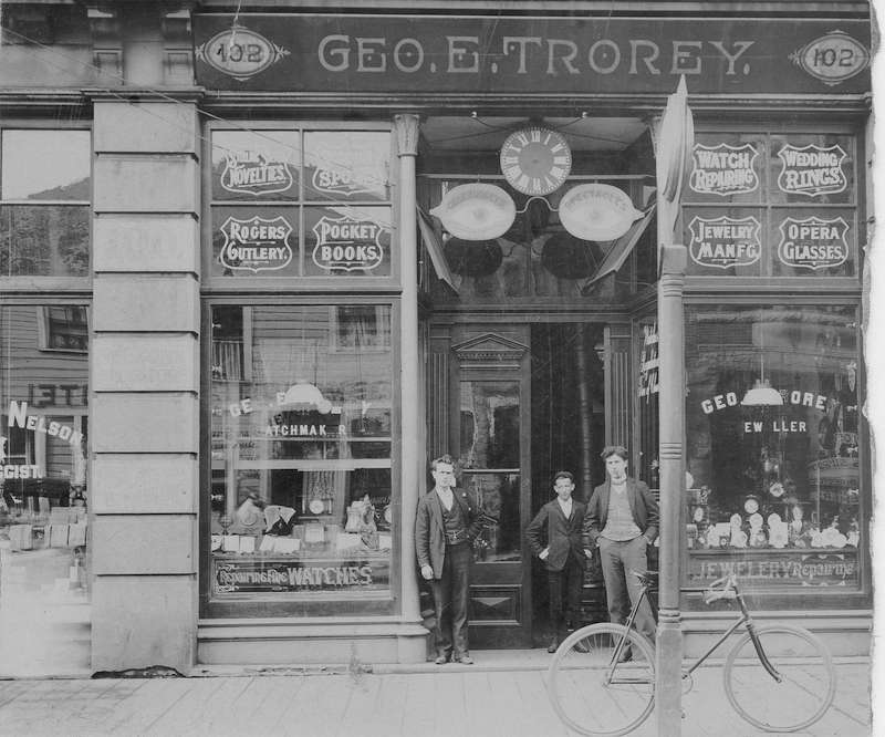 1890?-Geo. E. Trory jewelry store, 105 Cordova Street