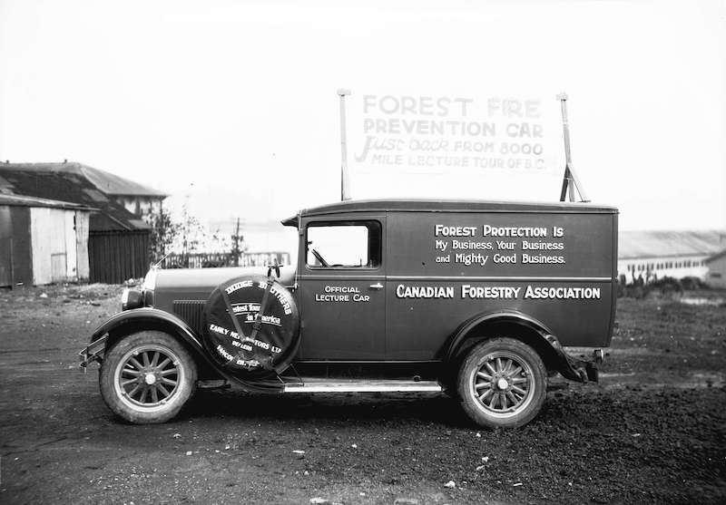 1928-Canadian Forestry Association, Forest Fire Prevention lecture car