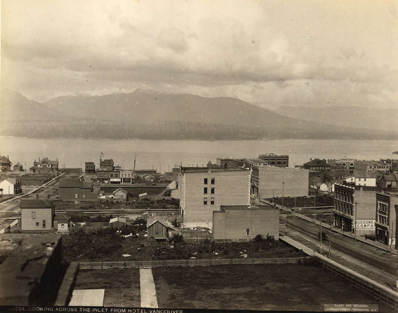 1890?-Looking Across the Inlet from Hotel Vancouver