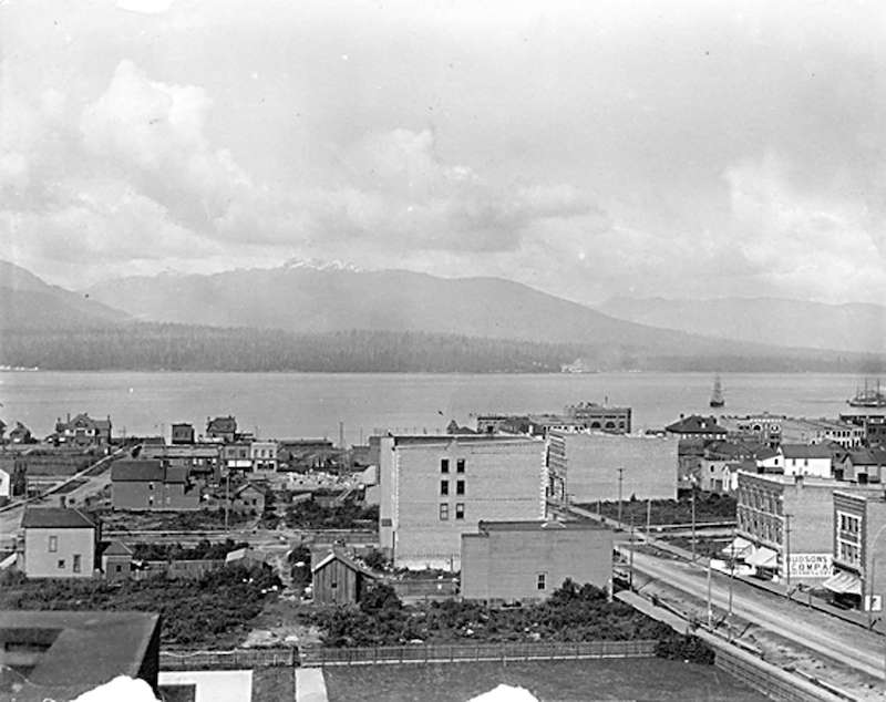 1890-Part of Vancouver, B.C. from Hotel Vancouver
