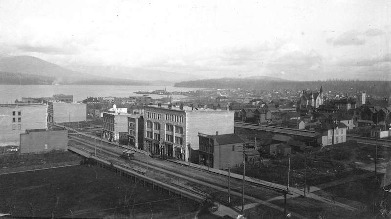 1890-Vancouver, B.C. from Hotel Vancouver