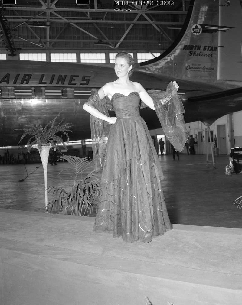 1948 - Daily Province - Marie Moreau - fashion show at T.C.A. [Trans-Canada Airlines]