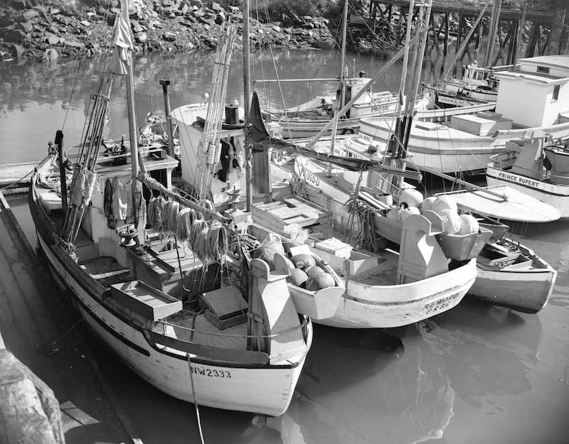 1941 - Fishing boat [at dock] Prince Rupert B.C.