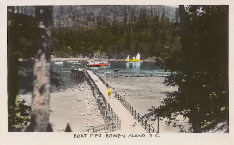 1958 - Boat Pier, Bowen Island, B.C.