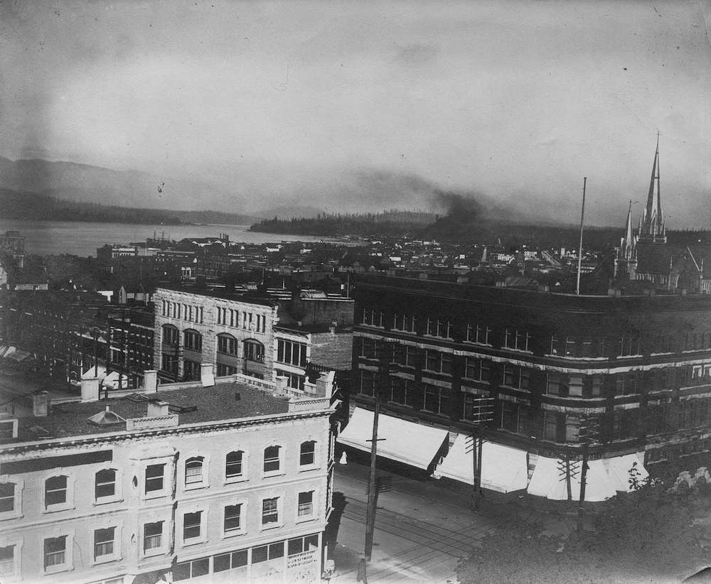 1901 - view of Vancouver looking north east