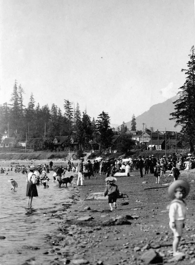 Old Photographs of Beaches in Vancouver