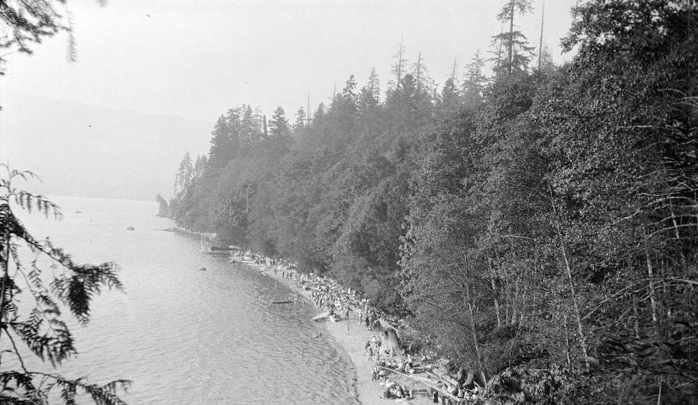 1930?-View of Third Beach at Stanley Park