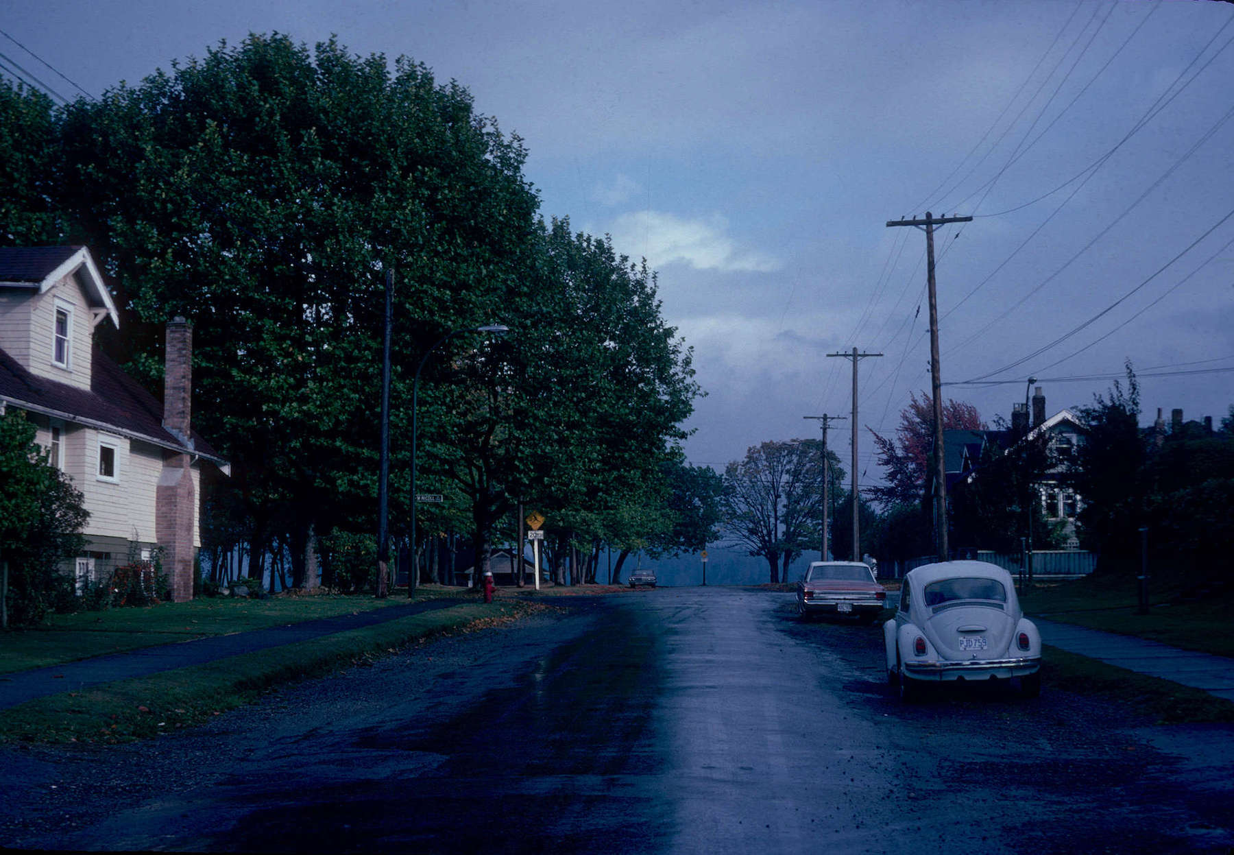 1974 - Street in Kitsilano at McNicoll Avenue