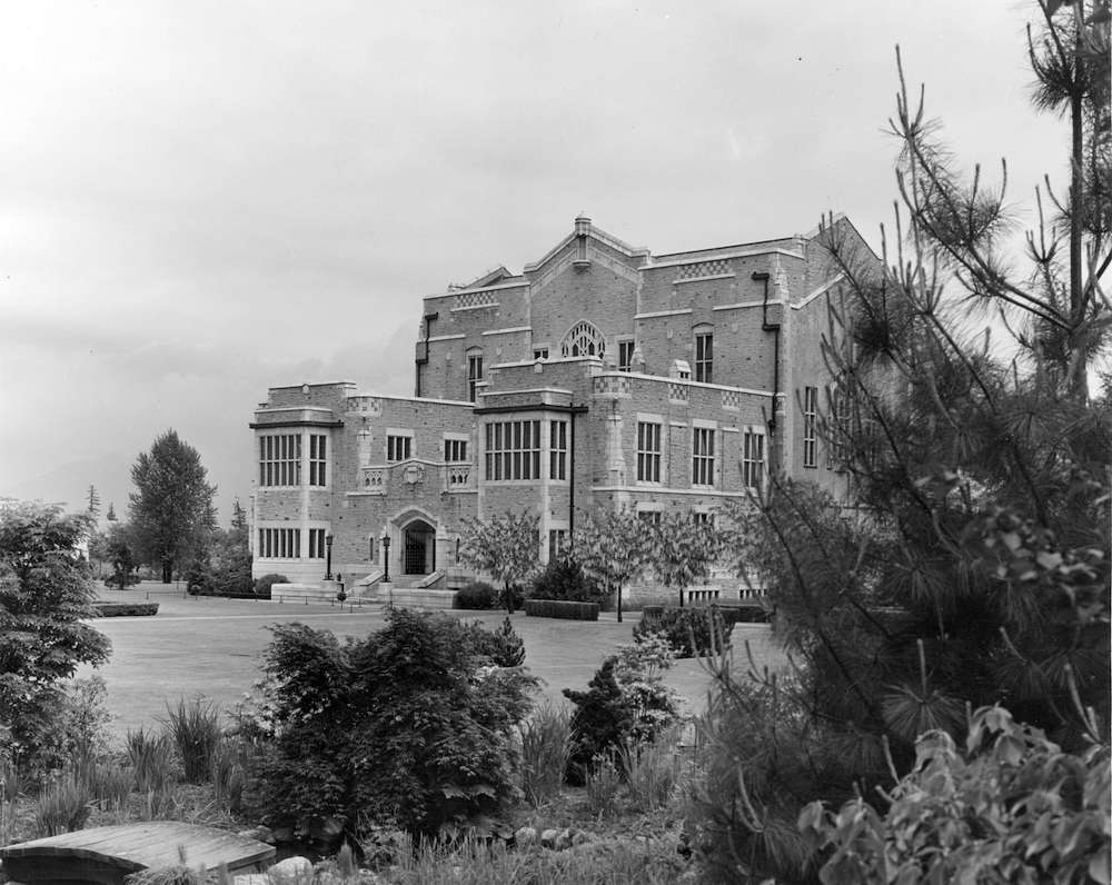 1929-[Exterior of Main Library at the University of British Columbia]