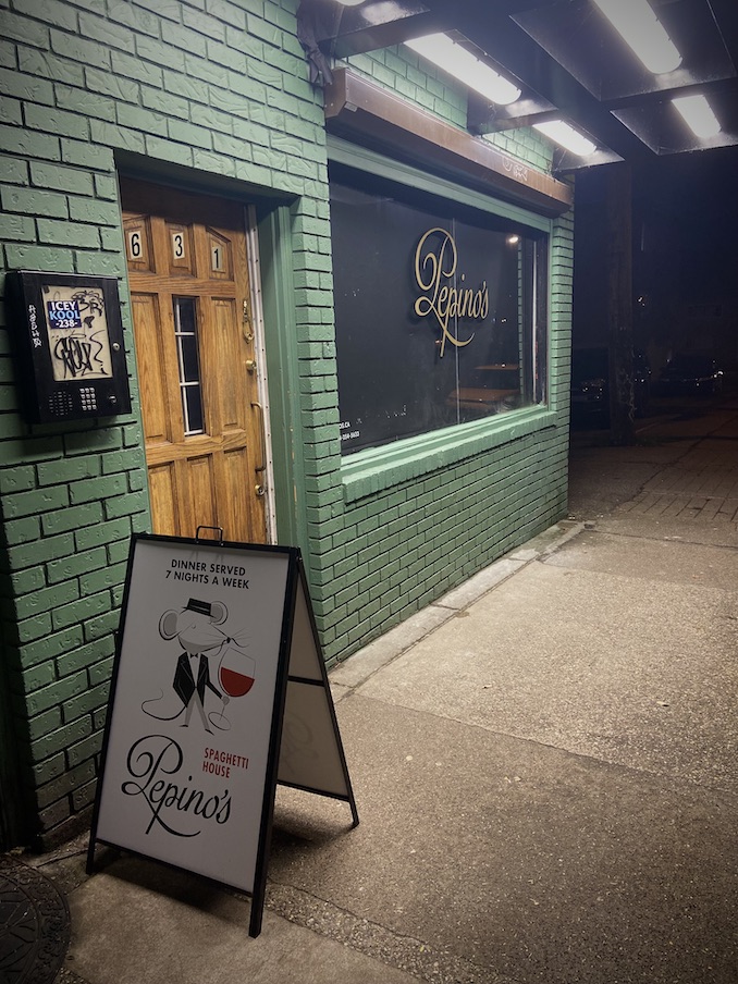 Pepino's exterior Commercial Drive 