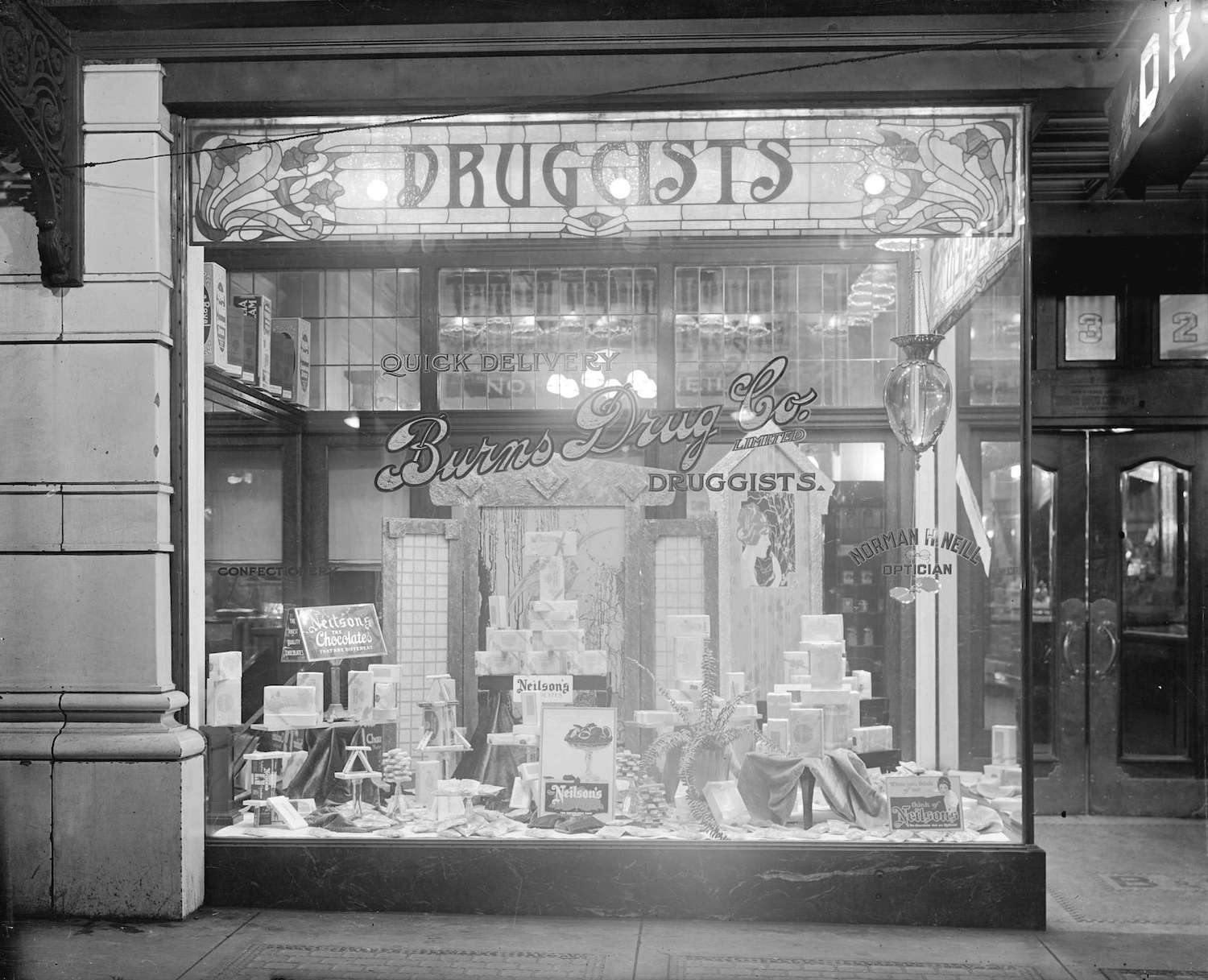 1920 - Burns Drug Store [732 Granville Street]