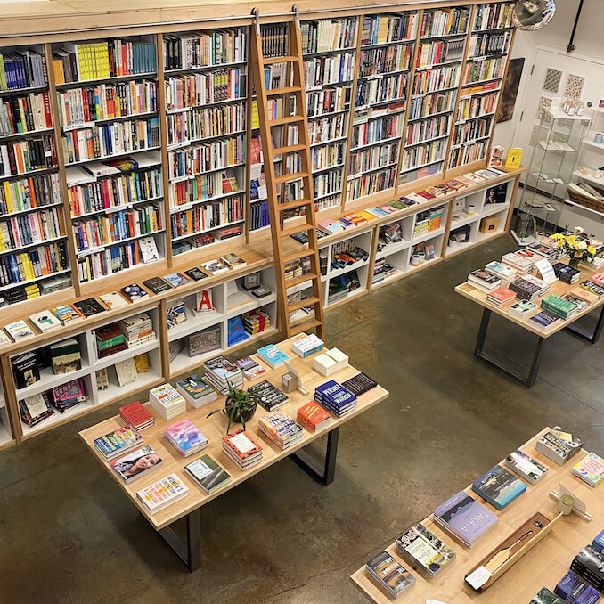 Upstart & Crow interior book store 