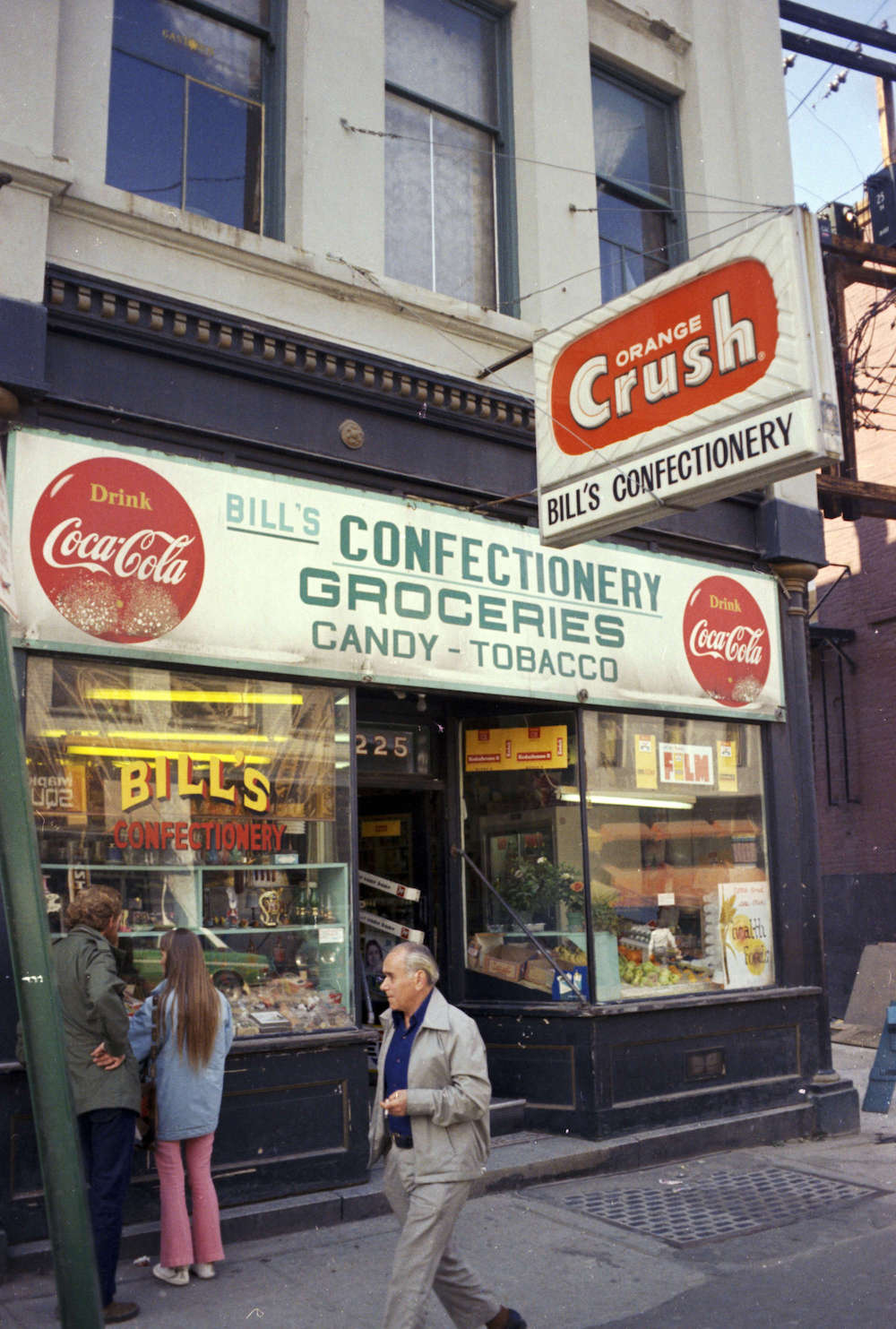 1974-[225 Carrall Street - Bill's Confectionary and Groceries, 1 of 3]