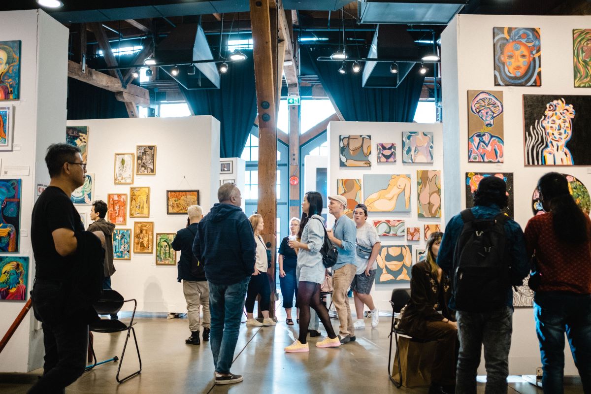 The Vancouver Outsider Arts Festival (VOAF) features exhibitions and workshops by 56 local non mainstream artists 