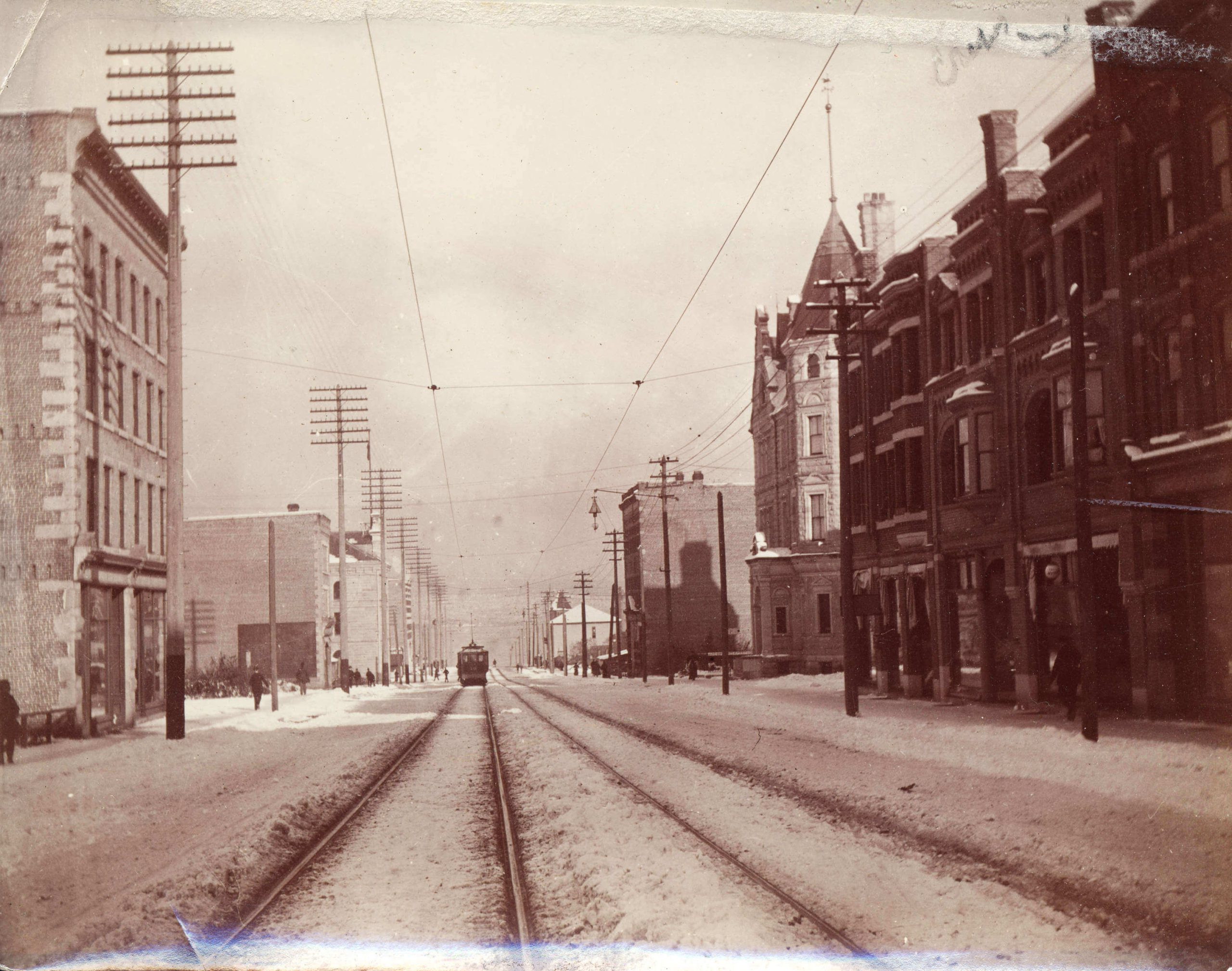 1900 - Looking north from the 600 Block of Granville Street