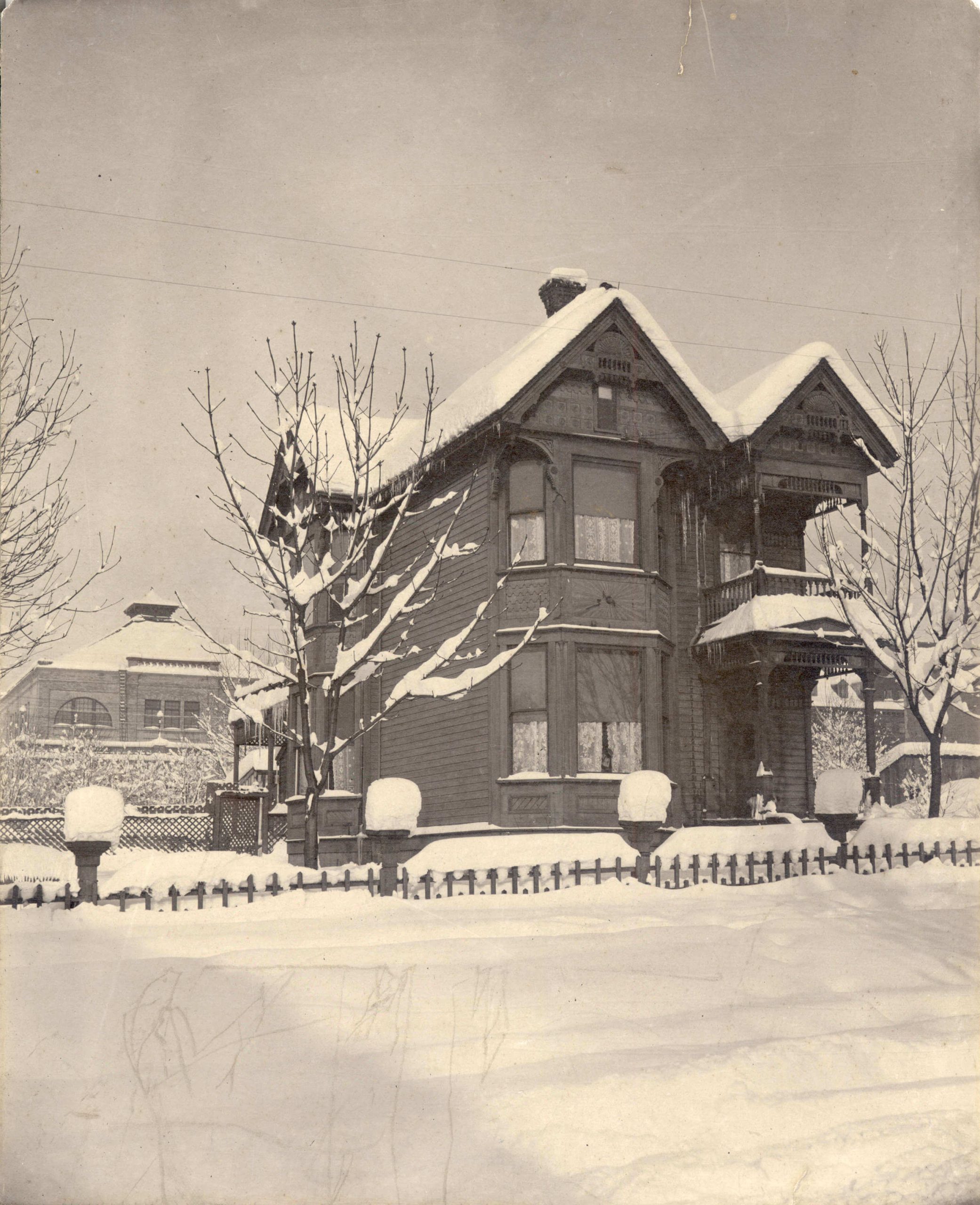 1901 - Exterior of the A.R. Coughtrey residence - 771 Seymour Street