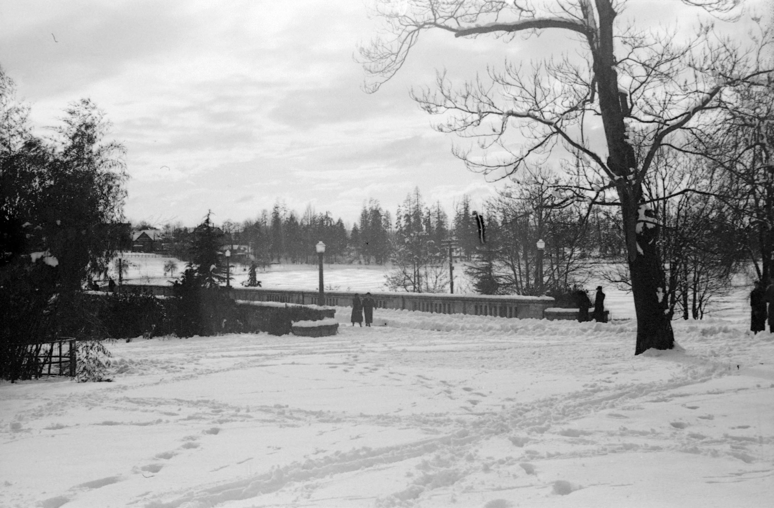 1930 - Snow scene Stanley Park