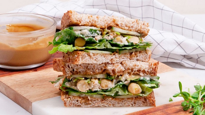 Recipe for Savoury Peanut Butter Sandwich