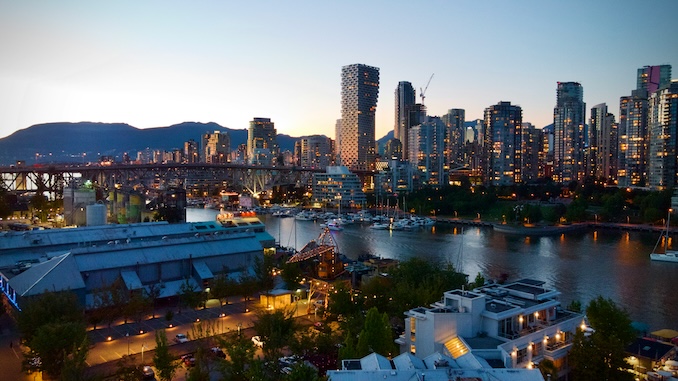 City of Vancouver skyline photograph