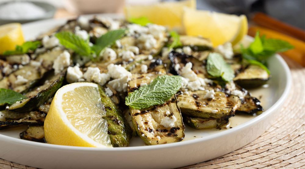 Recipe for Grilled Summer Zucchini Salad