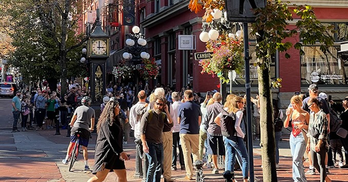 Vancouver street gastown