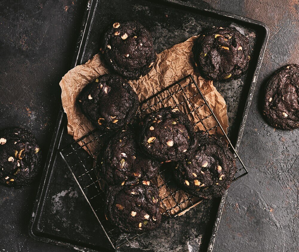 Recipe for Double Chocolate Pistachio Cookies