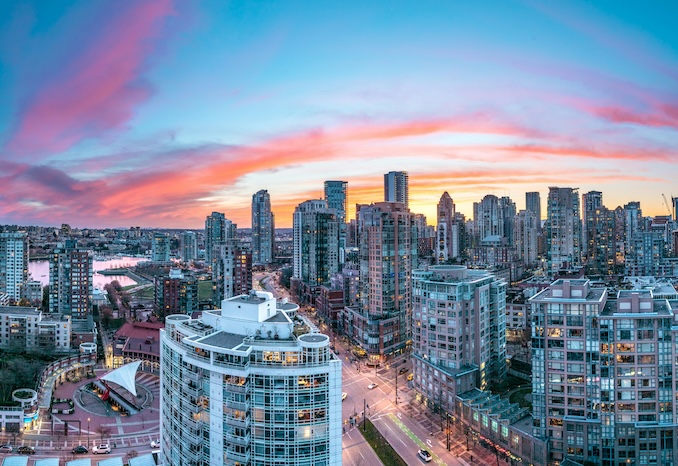 Vancouver Yaletown skyline