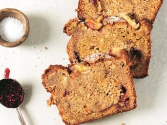 Recipe for PB&J Banana Bread