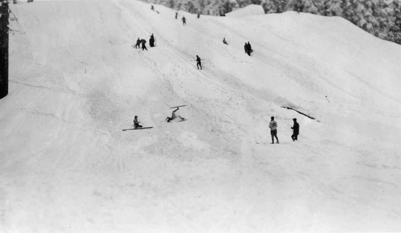 Skiing at Grouse Mountain