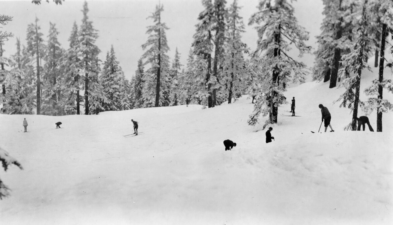 Skiing at Grouse Mountain