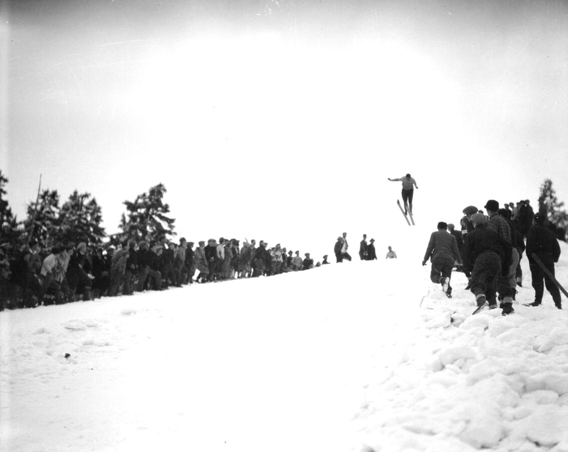 Skiing at Grouse Mountain