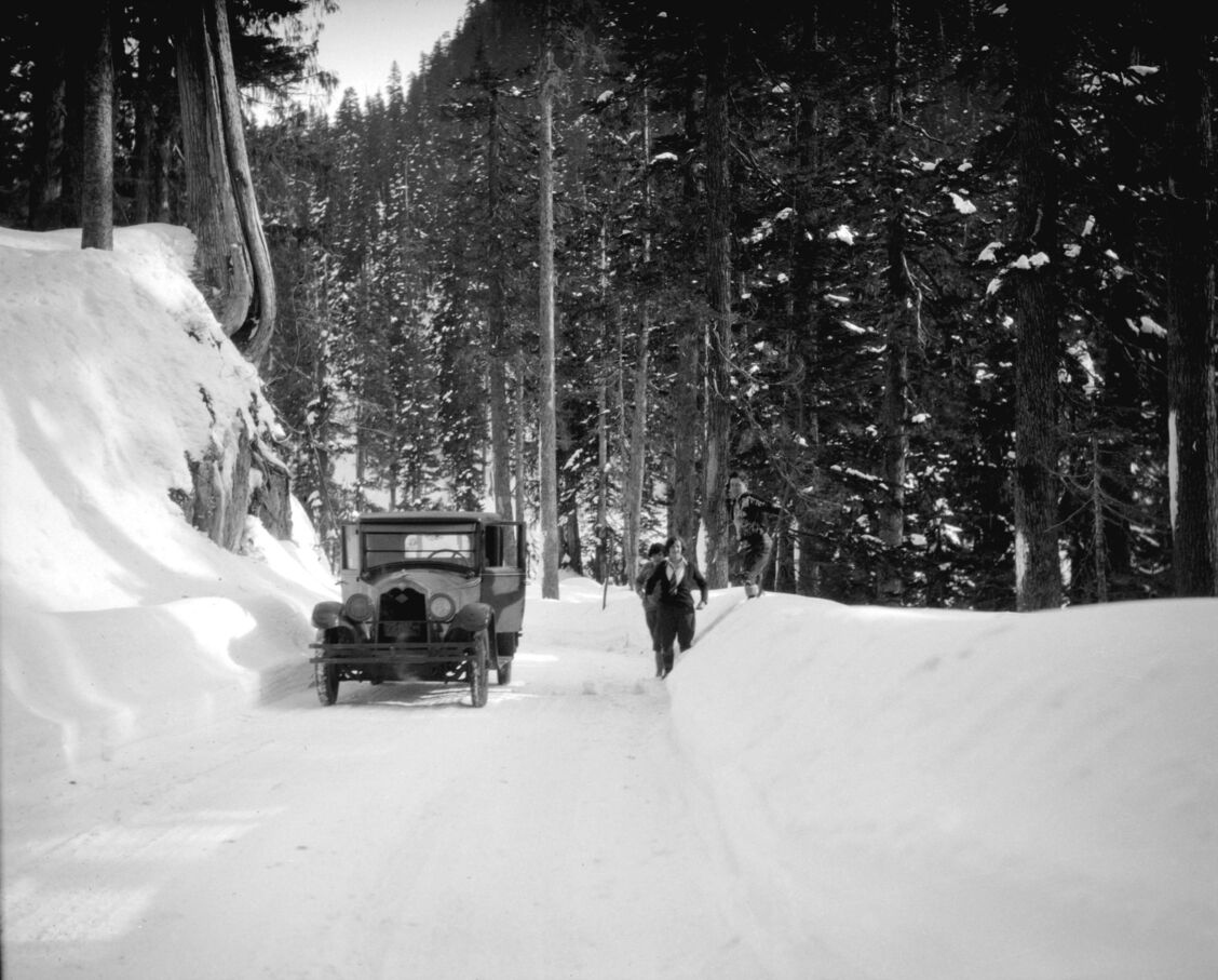 Skiing at Grouse Mountain