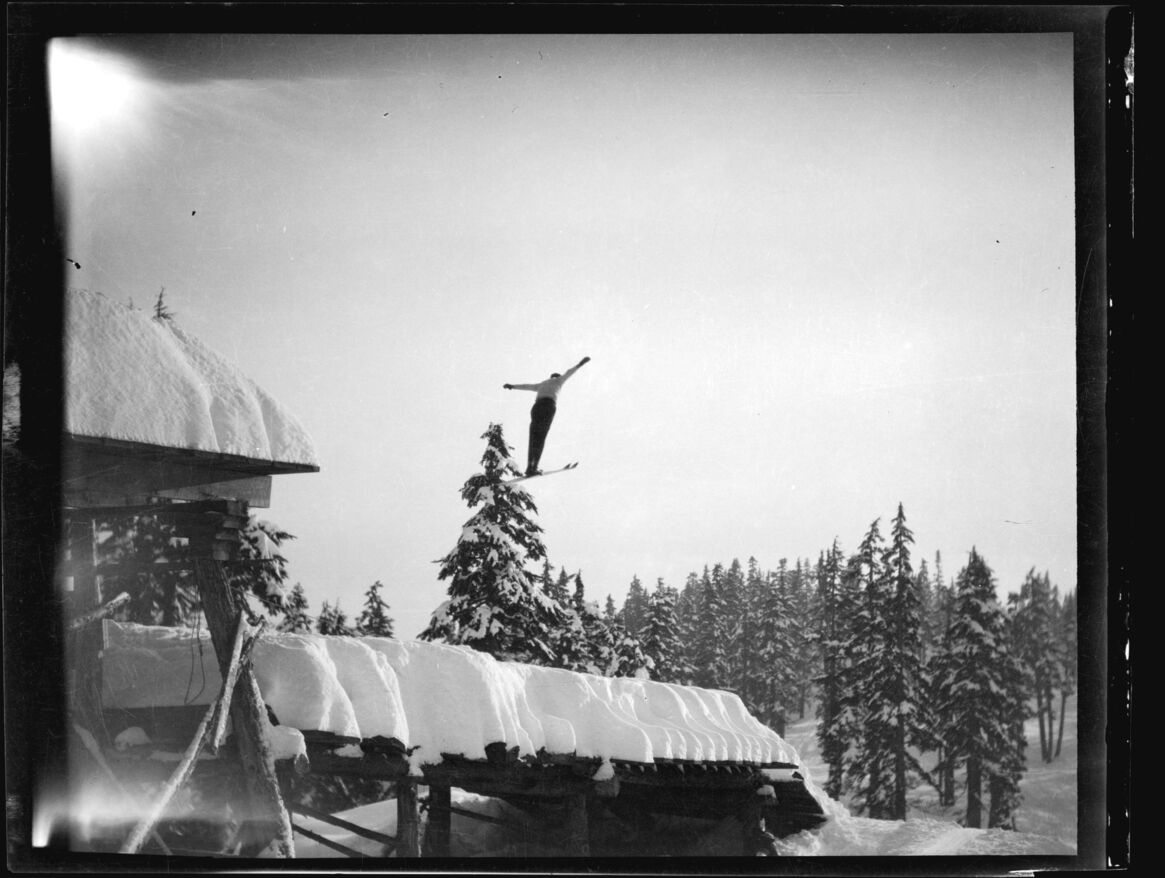 Skiing at Grouse Mountain