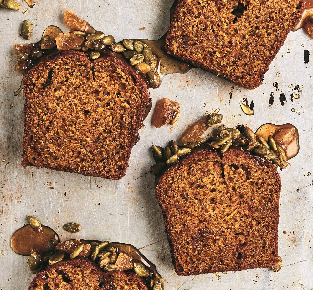 Recipe for Pumpkin and Ginger Teacake