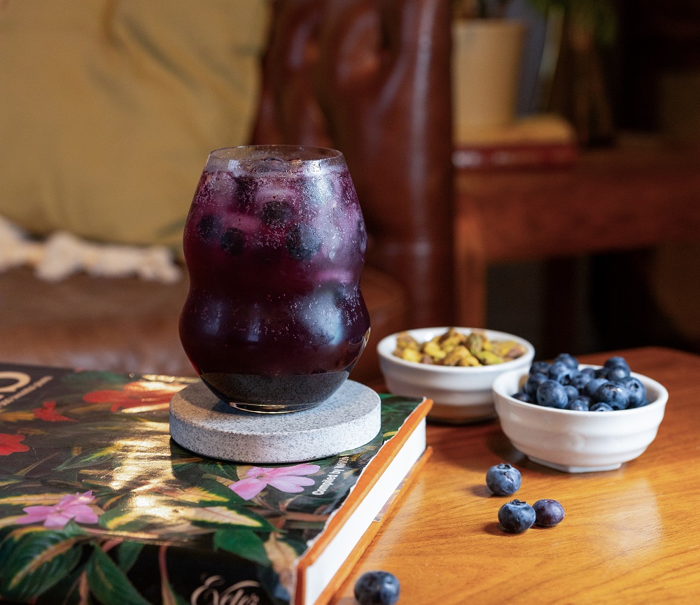 Recipe for Blueberry Spritz Mocktail