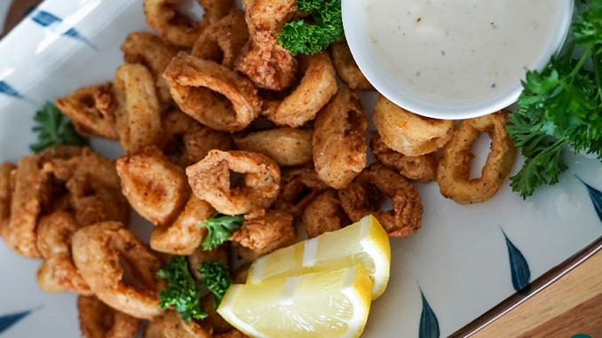 Recipe for Fried Calamari with Lemon Aioli