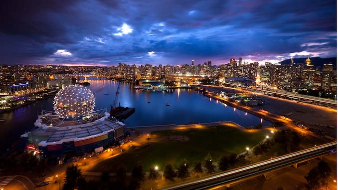 Vancouver skyline