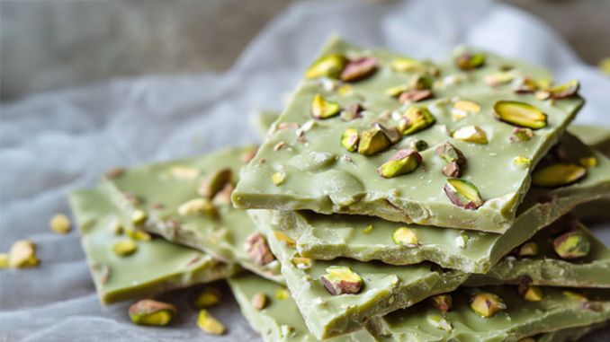 Recipe for Matcha Chocolate Yogurt Bark