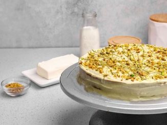 Recipe for Pistachio and Cream Cake