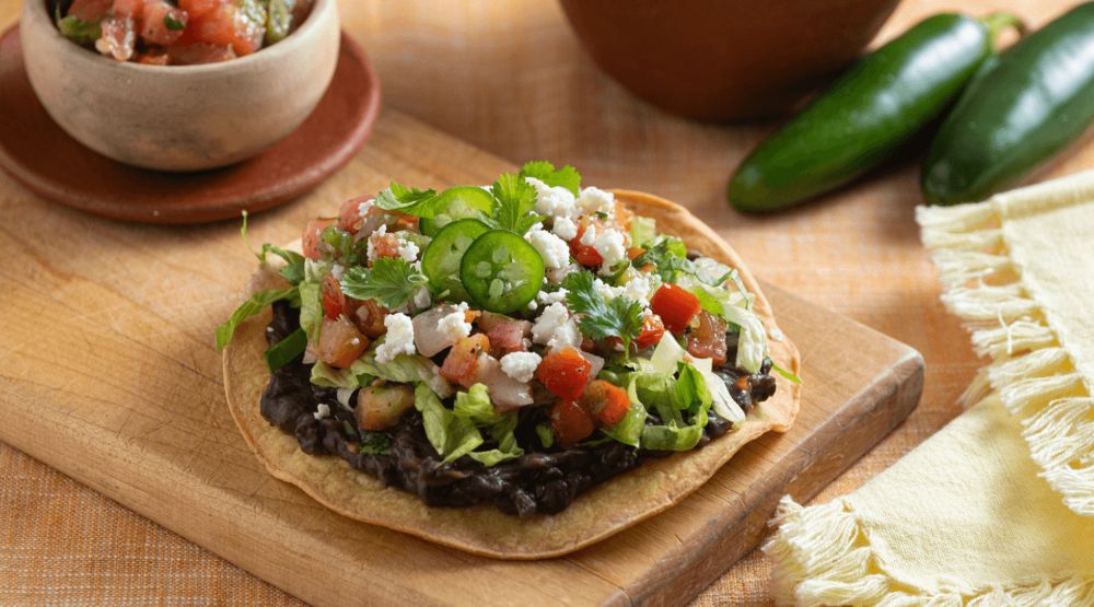 Recipe for Black Bean Tostadas