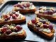 Recipe for Roasted Grape, Labneh & Walnut Crostini