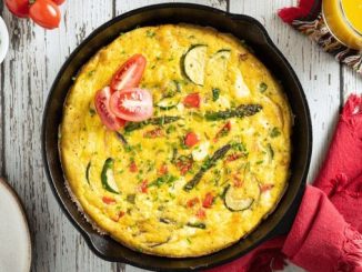 Recipe for Asparagus, Zucchini, and Bell Pepper Frittata
