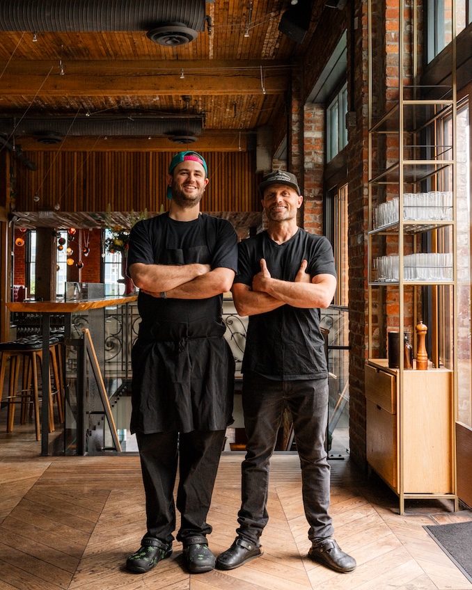 Chambar - Mickael pictured with co-owner Chef Nico Schuermans