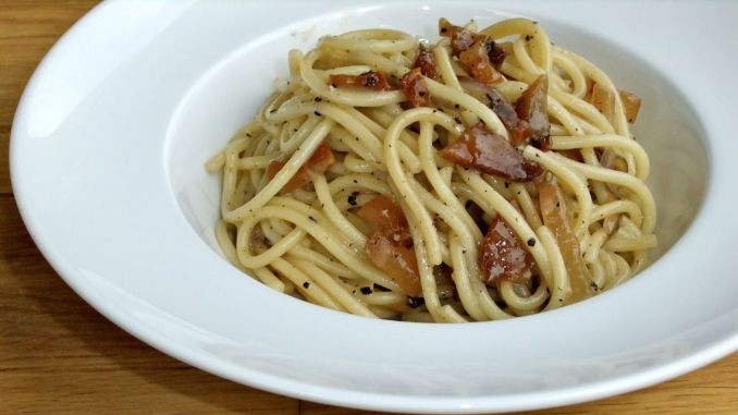 Recipe for Spaghetti Carbonara
