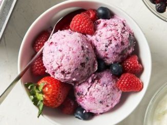 Recipe for Berry Blast Cottage Cheese Ice Cream